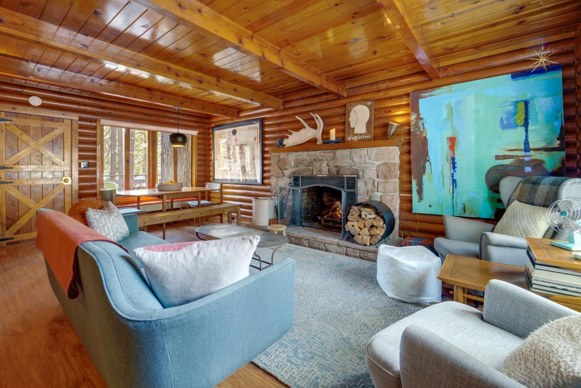 Boutique And Artsy Log Cabin In North Lake Tahoe! Villa Кингс Бийч Екстериор снимка